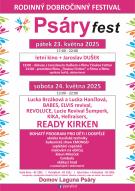 Pozvání na dobročinný hudební festival Psáryfest 2025 1
