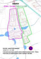 Úklid obce - blokové čištění komunikací (oblast Šeberov) 1