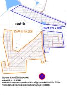 Úklid obce - blokové čištění komunikací (oblast Hrnčíře) 1